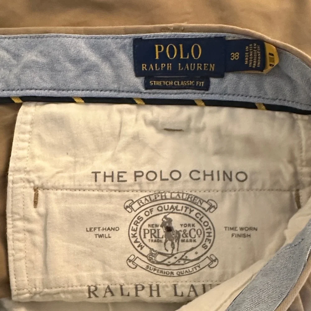 Polo Ralph Lauren Tan Khaki Polo Preppy Classic Minimalist‎ Chino Shorts Size 38